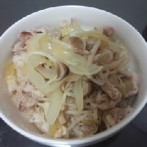 豚丼☆めんつゆで味付け簡単